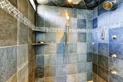 Decorative Tile Shower