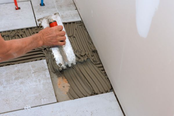 Bathroom Floor Renovation in Elk River